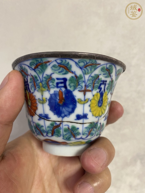 古玩陶瓷斗彩杯真品鑒賞圖