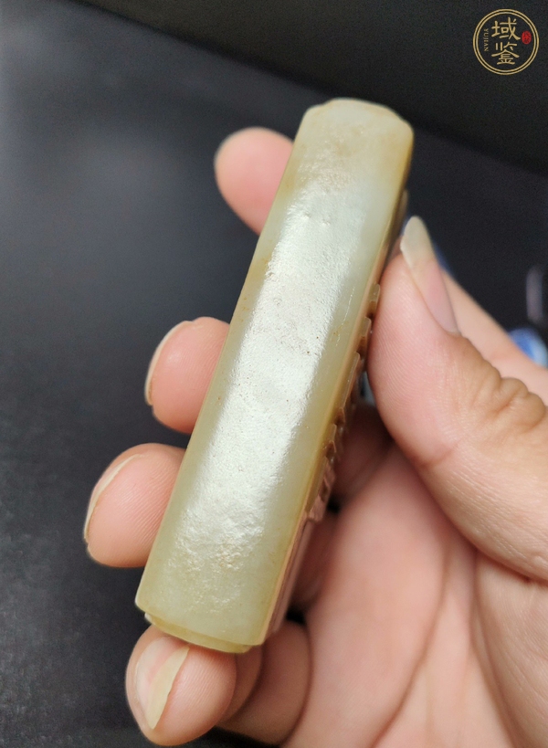 古玩玉器和田玉雕“喜字勒”真品鑒賞圖