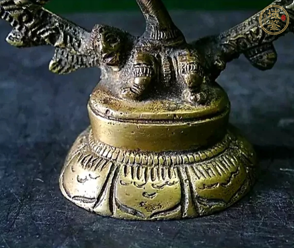 古玩銅器銅濕婆像真品鑒賞圖
