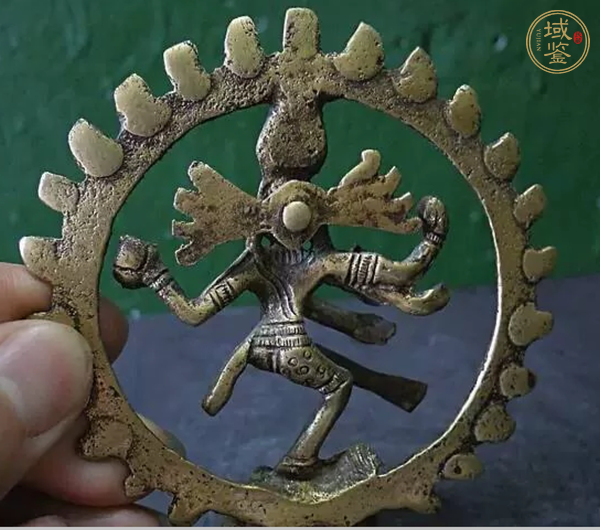 古玩銅器銅濕婆像真品鑒賞圖
