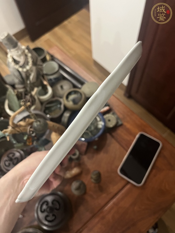 古玩陶瓷山水紋盤真品鑒賞圖