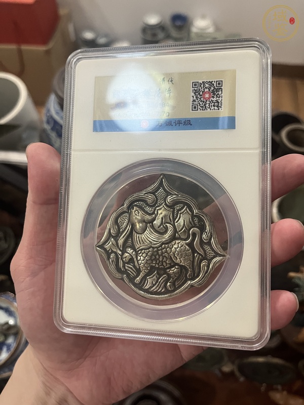 古玩雜項小銀花片真品鑒賞圖