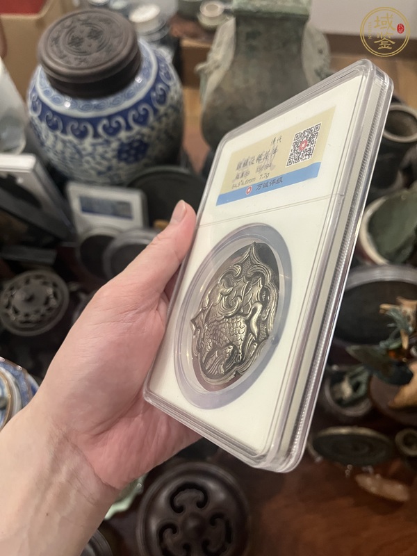 古玩雜項小銀花片真品鑒賞圖
