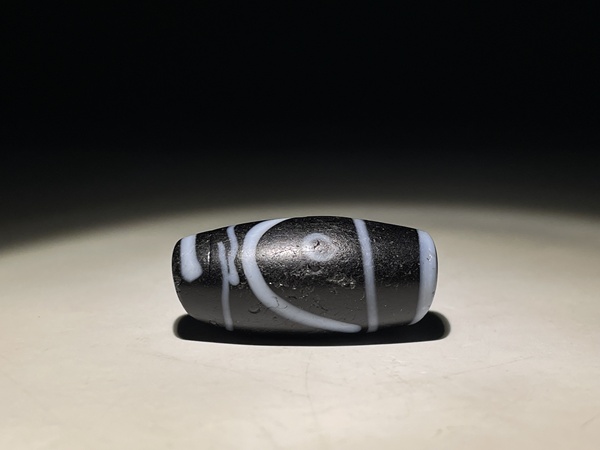古玩玉器清末民初.琉璃兩眼天珠拍賣，當前價格998元