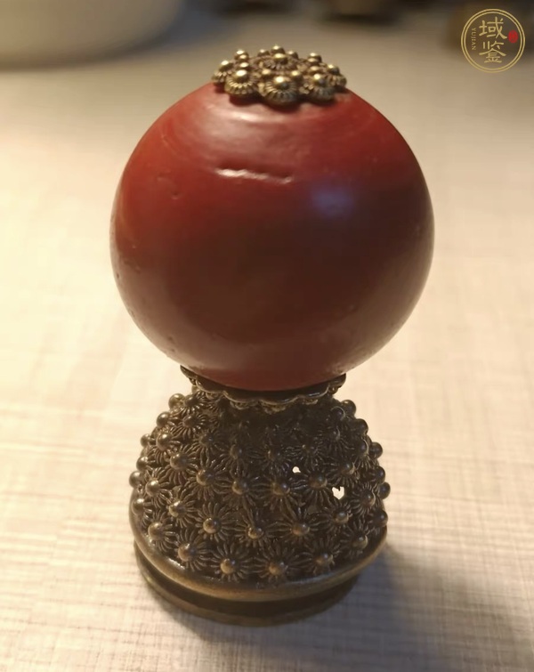 古玩雜項帽頂真品鑒賞圖