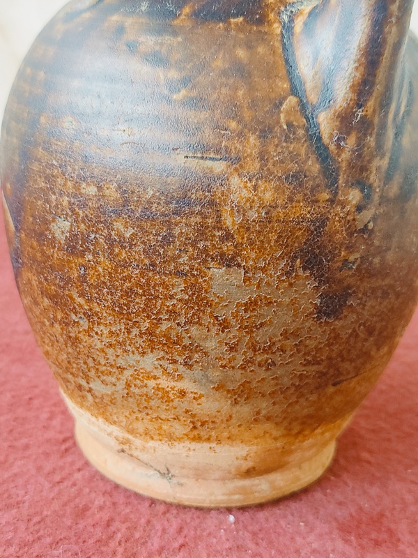 古玩陶瓷褐釉執(zhí)壺拍賣，當(dāng)前價格3600元