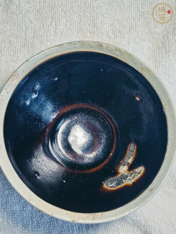 古玩陶瓷白覆輪茶盞真品鑒賞圖