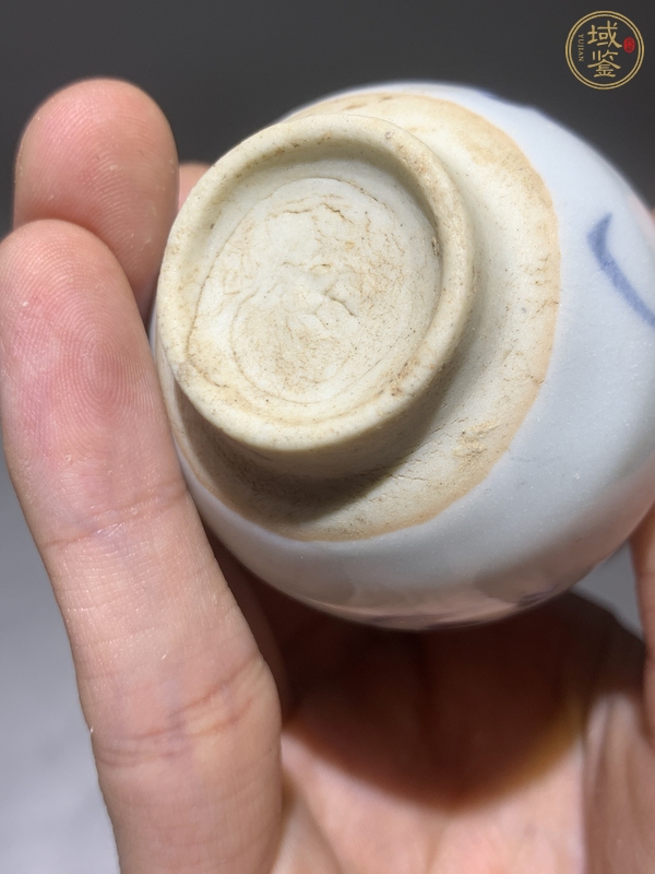 古玩陶瓷青花花卉紋玉壺春瓶真品鑒賞圖