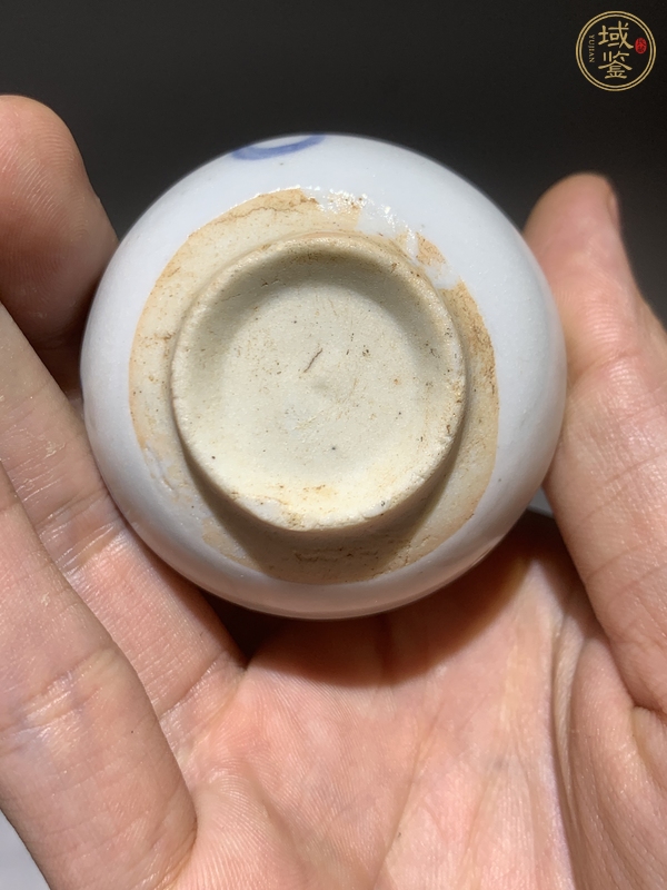 古玩陶瓷青花花卉紋玉壺春瓶真品鑒賞圖