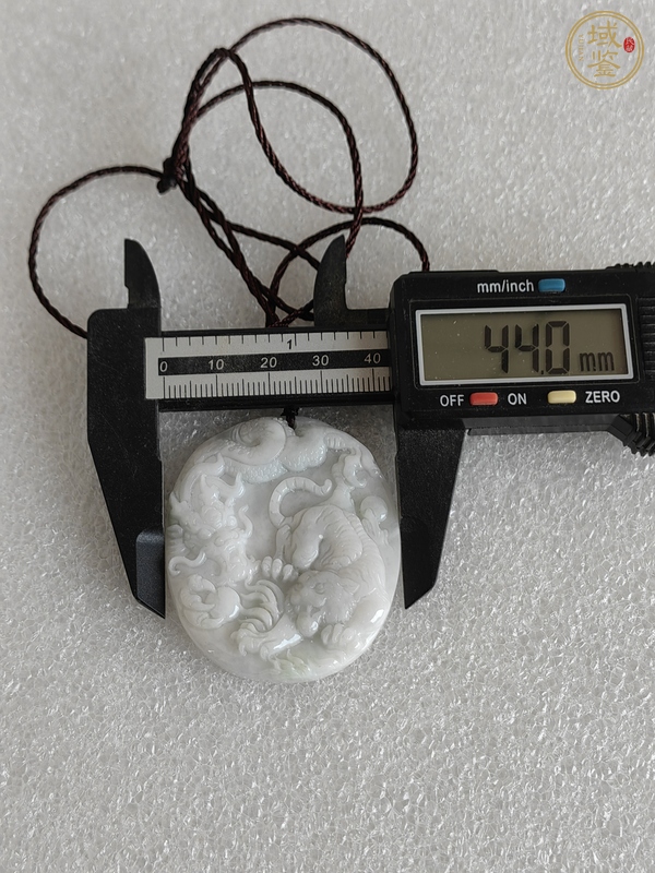 古玩玉器翡翠雕“風(fēng)云際會(huì)”牌真品鑒賞圖