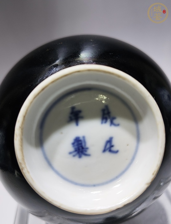 古玩陶瓷黑釉錐把瓶真品鑒賞圖