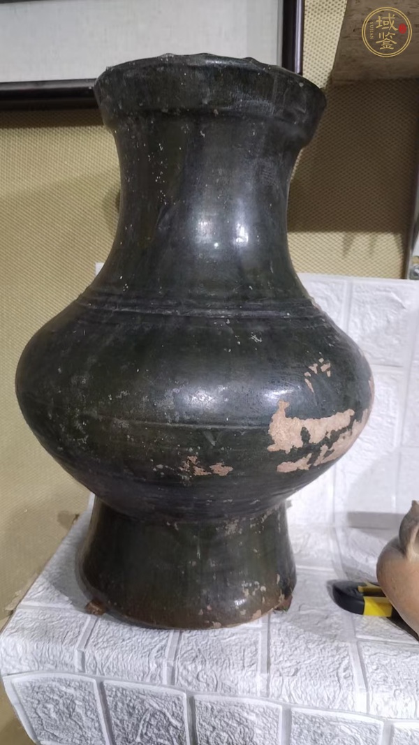古玩漢代綠釉壺真品鑒賞圖