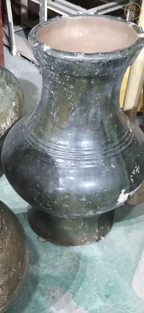 古玩陶瓷漢代綠釉壺真品鑒賞圖