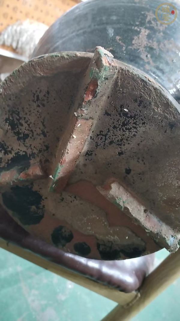古玩陶瓷漢代綠釉壺真品鑒賞圖