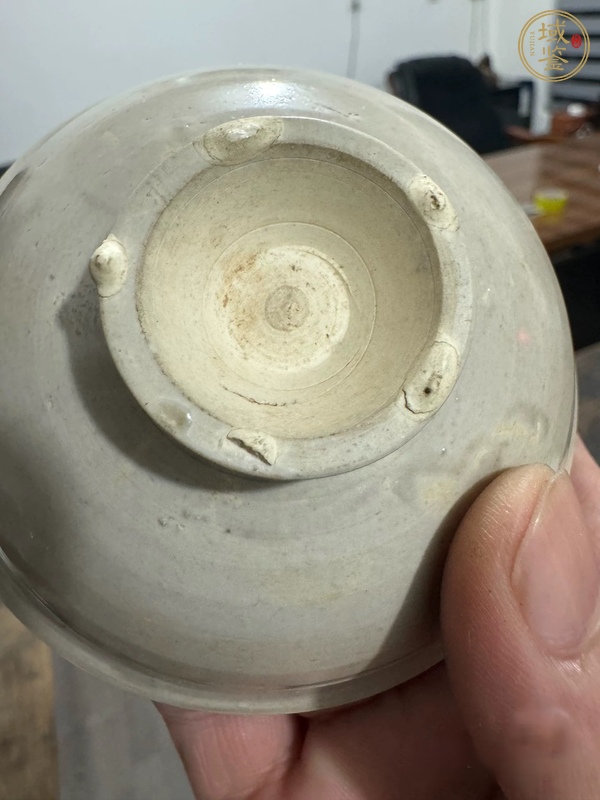 古玩陶瓷霍州窯白釉高足杯真品鑒賞圖
