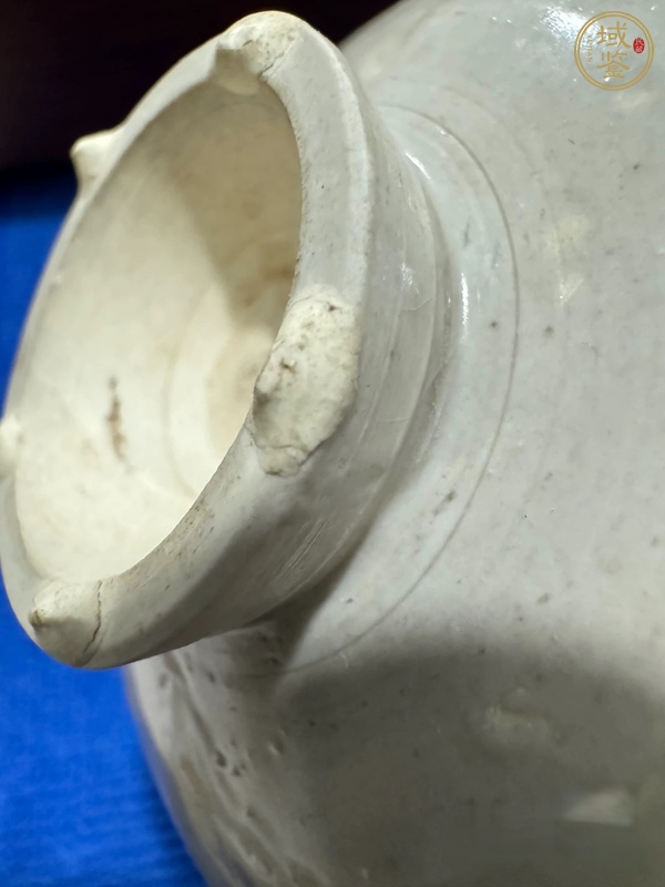 古玩陶瓷霍州窯白釉高足杯真品鑒賞圖