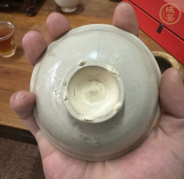 古玩陶瓷霍州窯白釉高足杯真品鑒賞圖