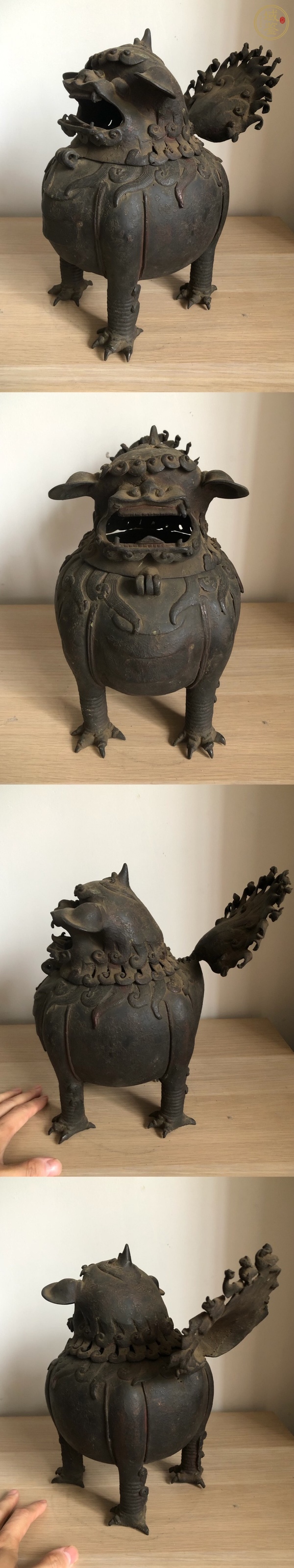 古玩銅器熏爐真品鑒賞圖