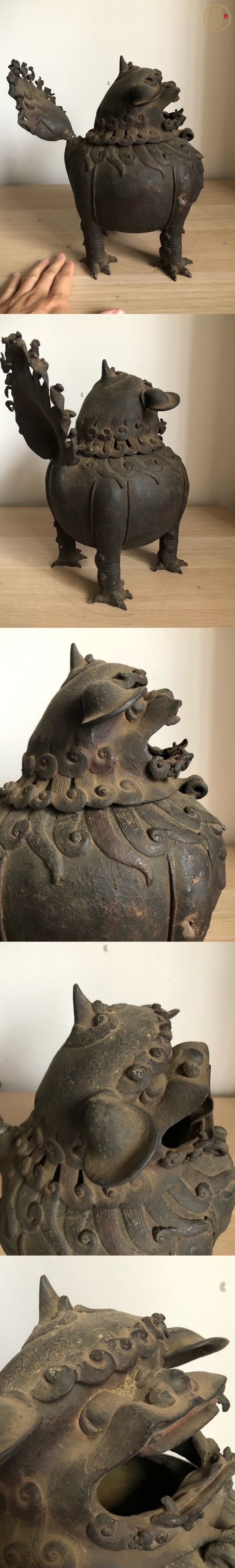 古玩銅器熏爐真品鑒賞圖