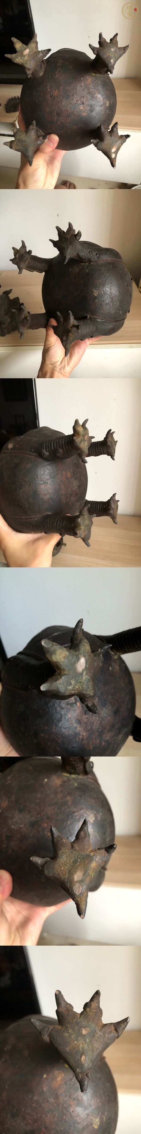 古玩銅器熏爐真品鑒賞圖