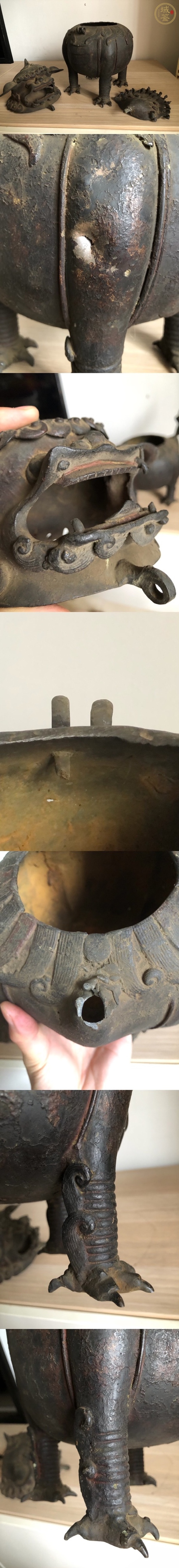 古玩銅器熏爐真品鑒賞圖