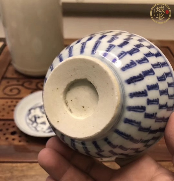 古玩青花杯真品鑒賞圖