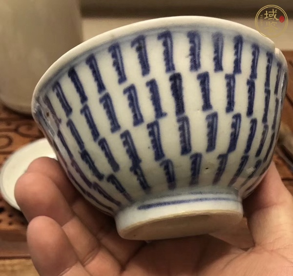 古玩陶瓷青花杯真品鑒賞圖