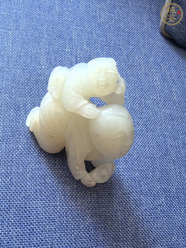 古玩玉器童子真品鑒賞圖