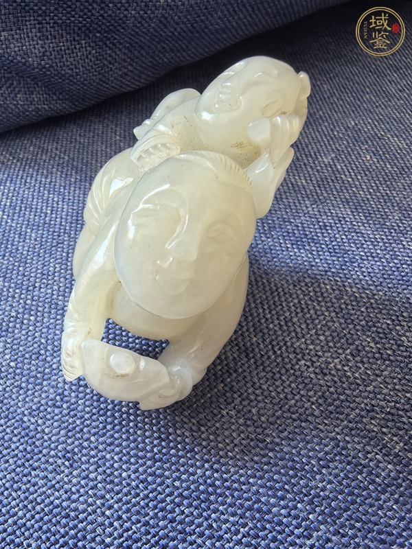 古玩玉器童子真品鑒賞圖