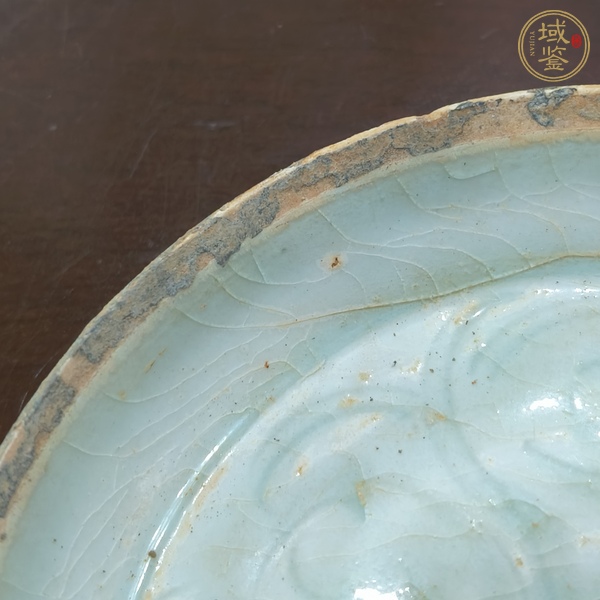 古玩陶瓷影青釉鳳尾洗真品鑒賞圖