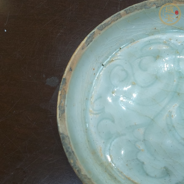 古玩陶瓷影青釉鳳尾洗真品鑒賞圖