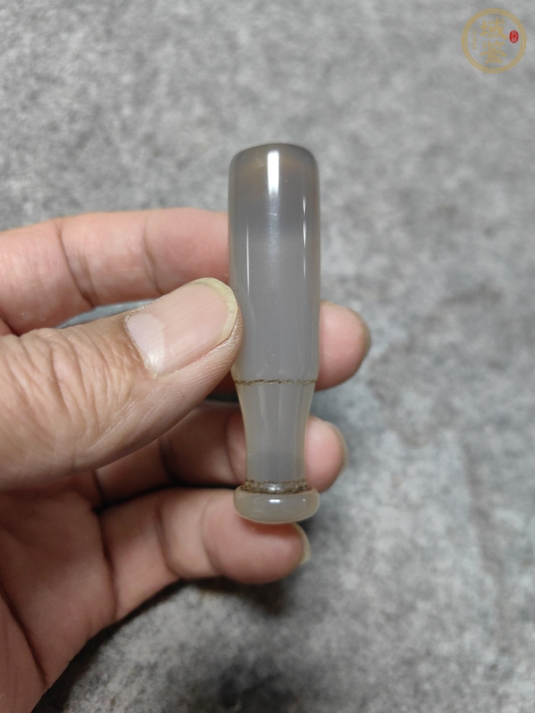 古玩玉器瑪瑙煙嘴真品鑒賞圖