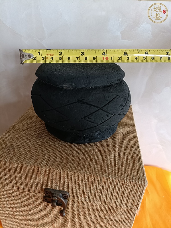古玩陶瓷黑陶鼓真品鑒賞圖