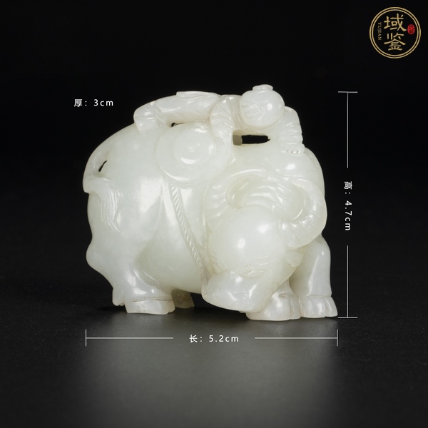 古玩玉器牧牛童子真品鑒賞圖