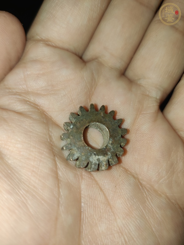 古玩銅器齒輪真品鑒賞圖