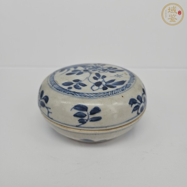 古玩青花蓋盒真品鑒賞圖