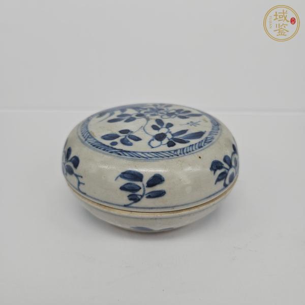 古玩陶瓷青花蓋盒真品鑒賞圖