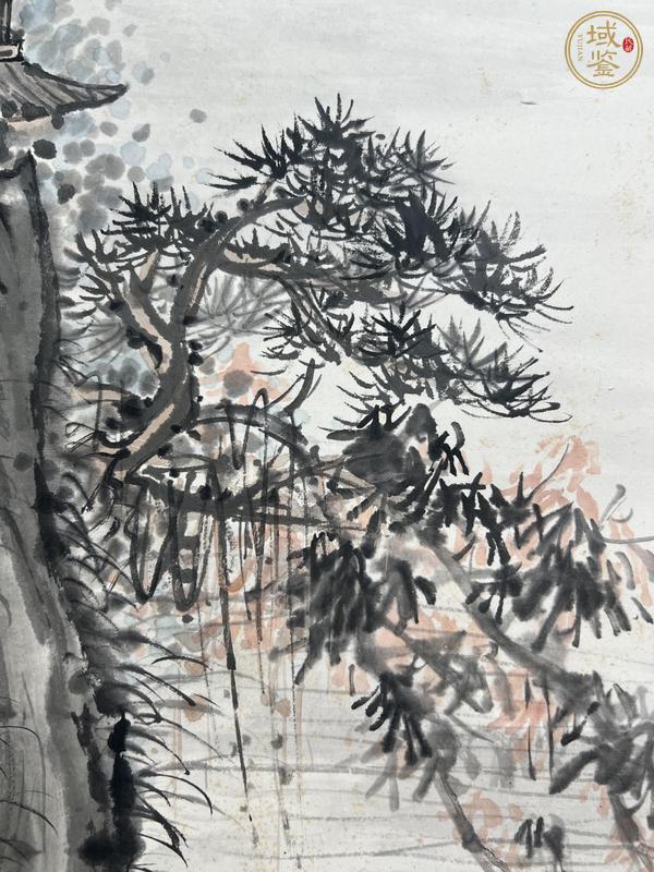 古玩字畫漁翁垂釣真品鑒賞圖