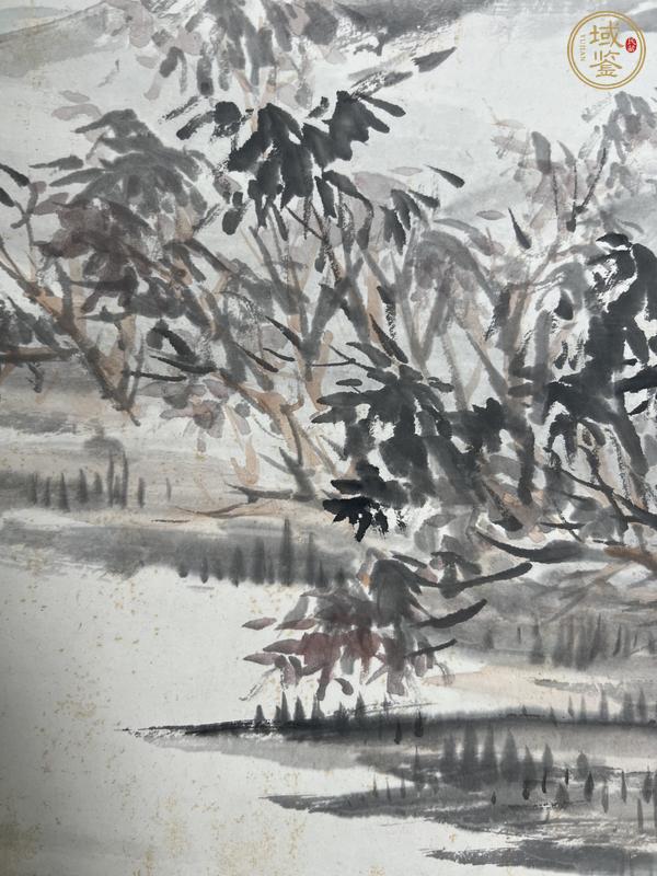 古玩字畫漁翁垂釣真品鑒賞圖