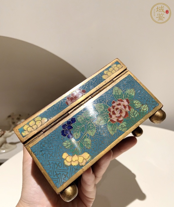 古玩景泰藍盒子真品鑒賞圖