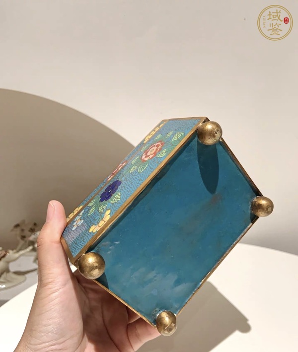 古玩雜項(xiàng)景泰藍(lán)盒子真品鑒賞圖