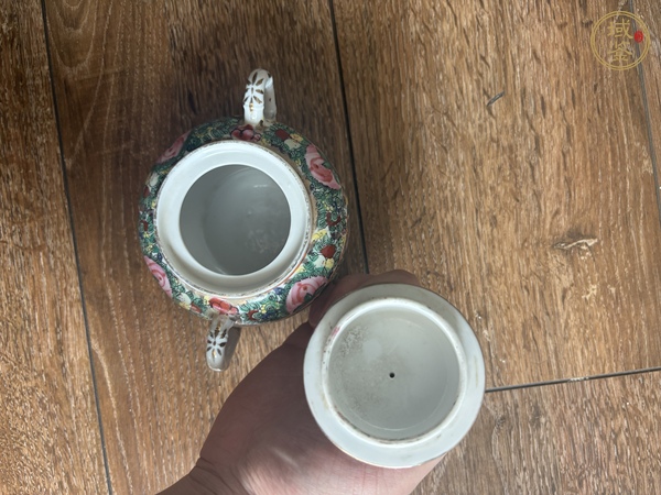 古玩陶瓷廣彩人物故事紋壺真品鑒賞圖