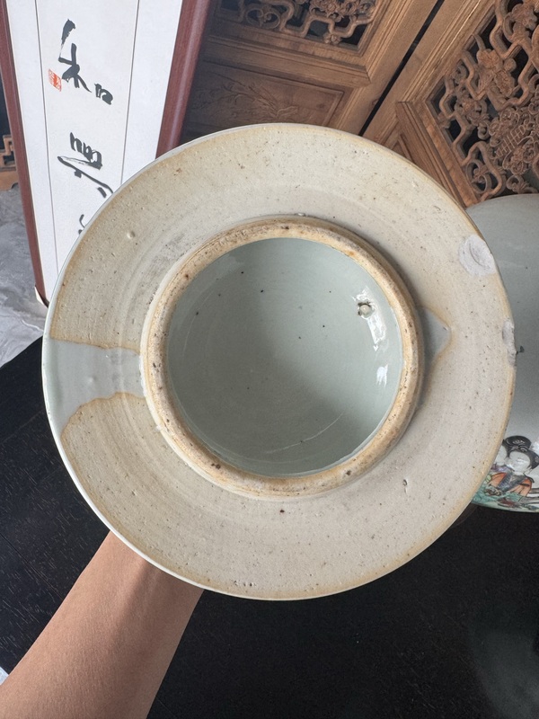 古玩陶瓷仕女紋粉彩將軍罐拍賣，當(dāng)前價(jià)格6600元
