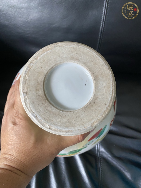 古玩陶瓷龍鳳紋五彩瓶真品鑒賞圖