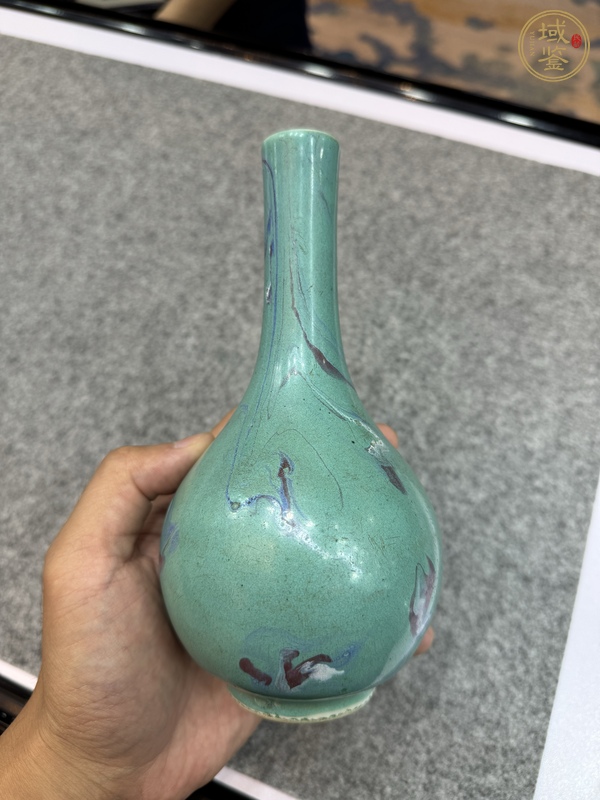 古玩攪釉瓶真品鑒賞圖