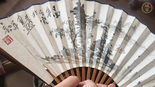 古玩字畫成扇真品鑒賞圖