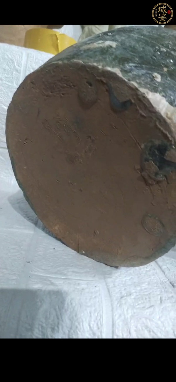 古玩陶瓷綠釉罐真品鑒賞圖