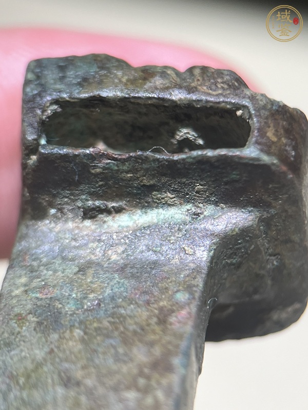古玩銅器戰(zhàn)國獸面紋青銅車轄真品鑒賞圖