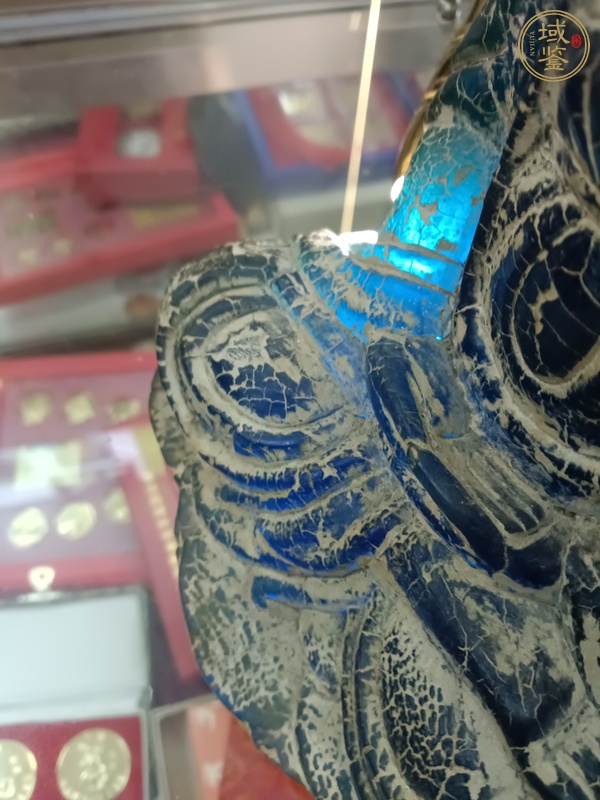 古玩玉器仿古琉璃佛真品鑒賞圖