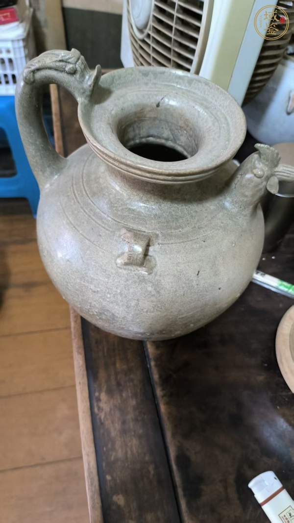 古玩陶瓷晉代雞首壺真品鑒賞圖